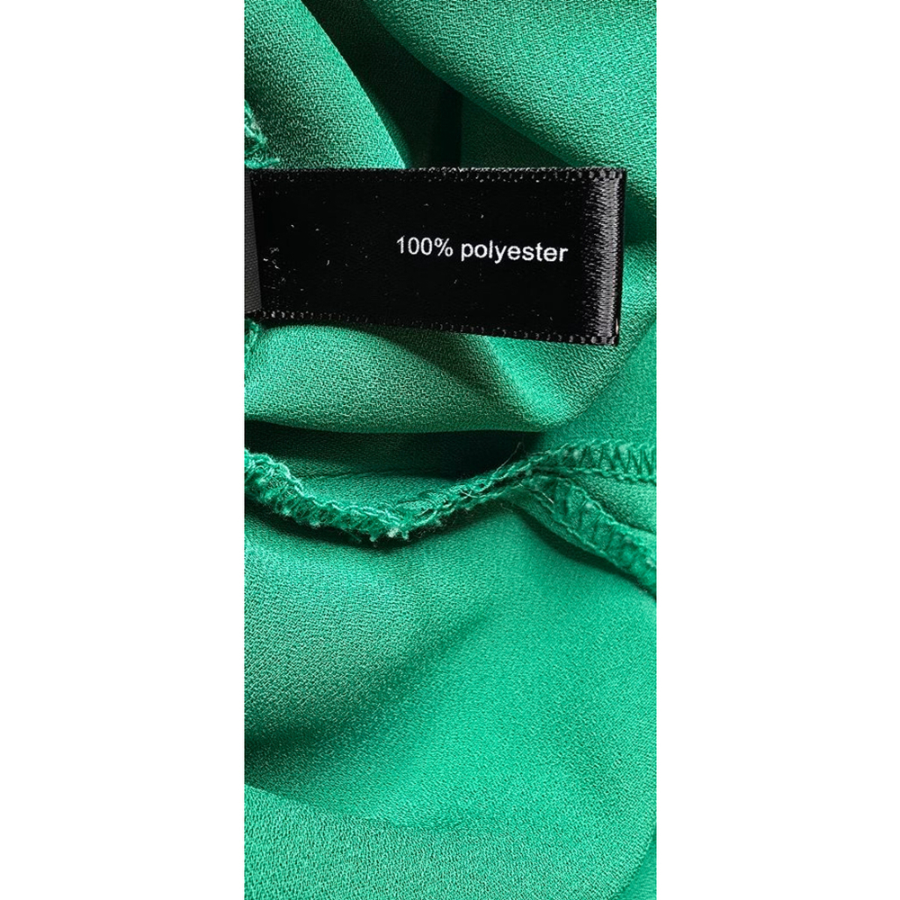The Limited XL Green Tunic Blouse Long Sleeve V Neck Flowy Top - Picture 7 of 11